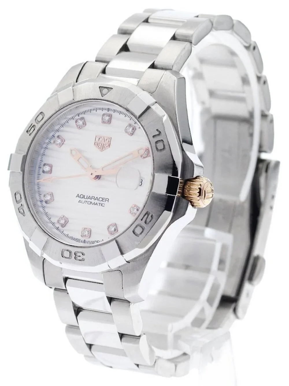 TAG HEUER Aqua racer WBD2320 11P diamond Automatic Ladies Watch_960083